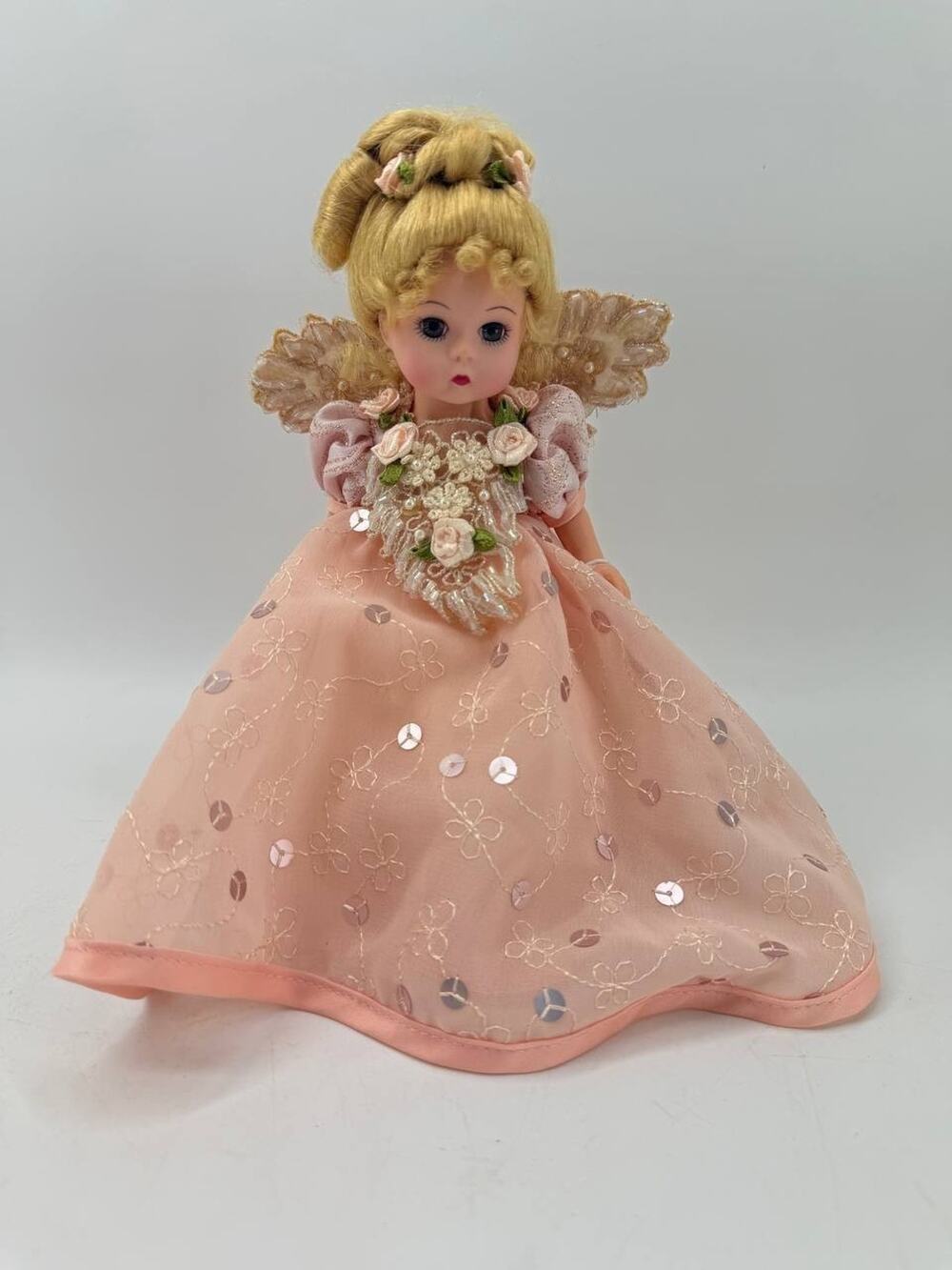Madame Alexander Little Love Angel Pink Doll Blonde Wings Tag